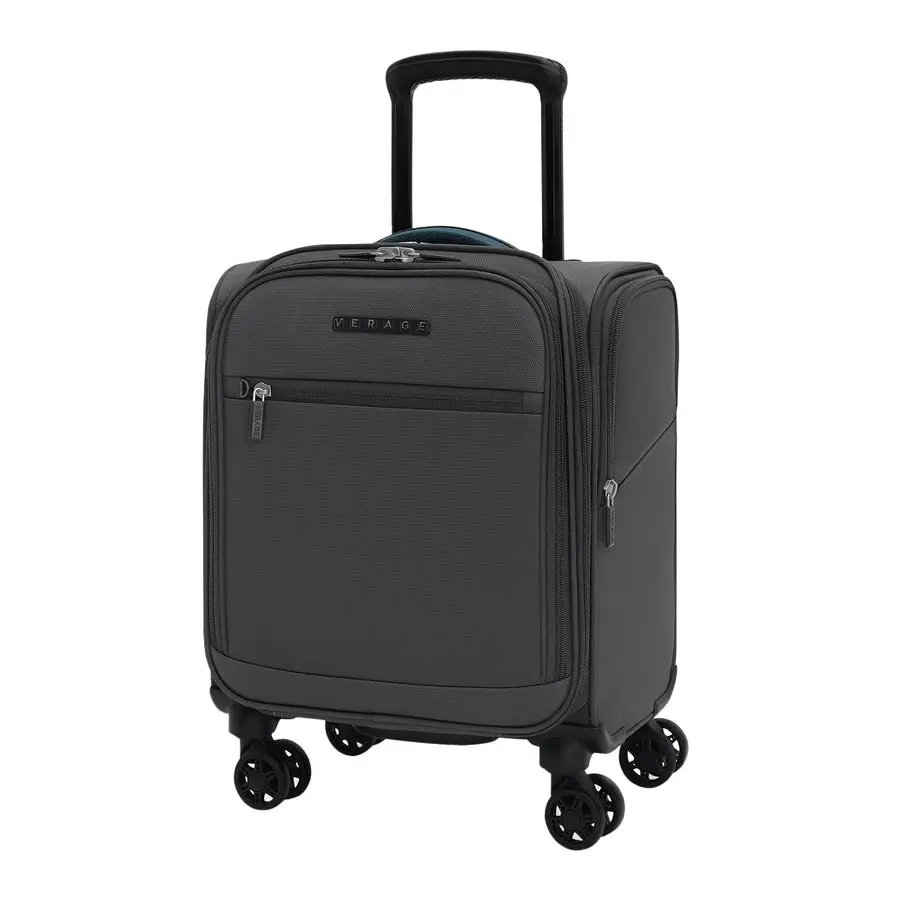 

Seat Luggage with Wheels, Softside Small Suitcase Spinner Carry On Luggage Bags for Airlines Airplanes Short Trip Men Women Grey