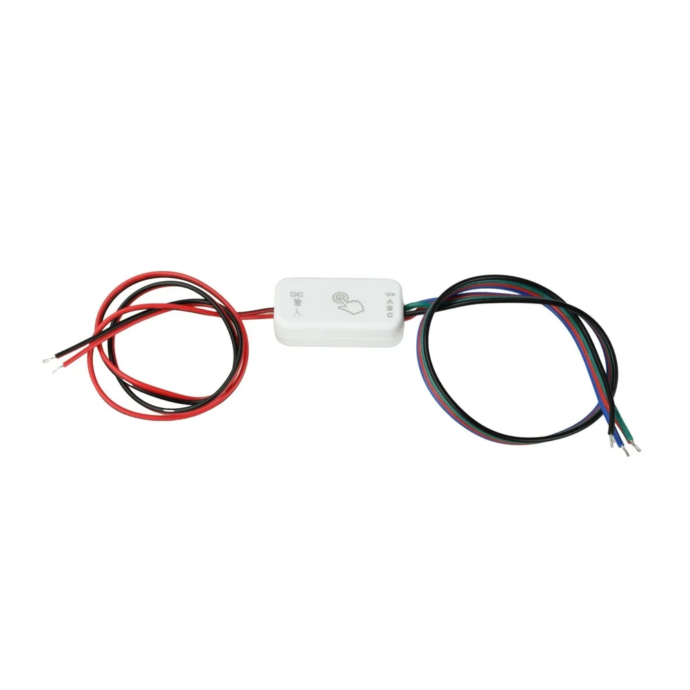 RGB LED Strip Controller Touch Sensor Dimmer Switch 5 Color Changing With Power Loss Memory For DC5V-24V For Lighting System