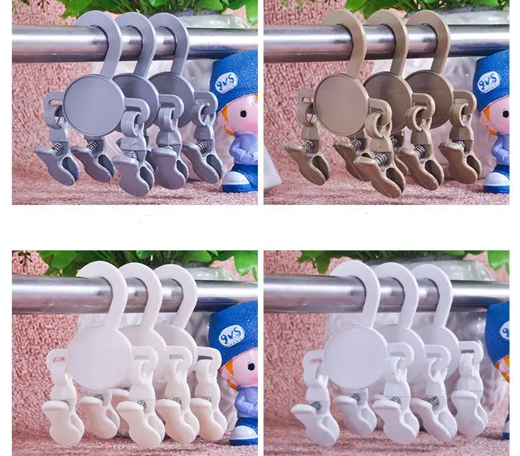 

Children Shoes Hook with Two Clip Kids Shoe Display Pegs PP Material Goods Show Hanger 200pcs SN4254