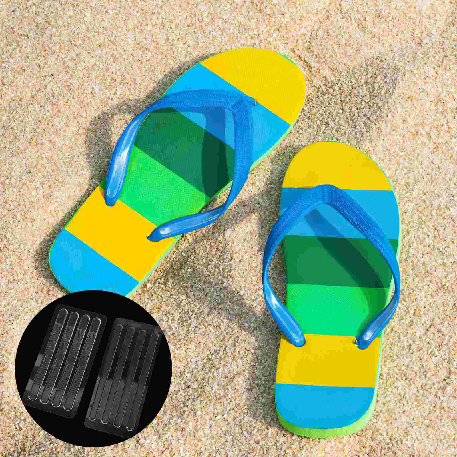 

Shoe Inserts Grip Shoe Strap Grip 16Pcs Silicone Pad Sling Shoe Grip Sandals Sling Backs Invisible Shoe Inserts High Heel Sole