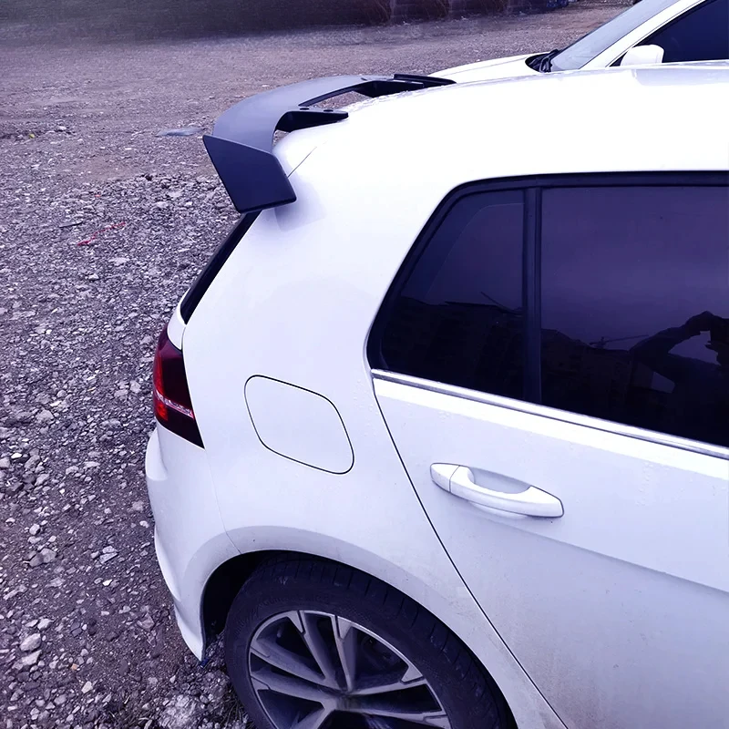 Car Accessories Rear Windshield Spoiler Wing Gloss Black Carbon Paint ABS Rline Cover Trim Tuning Auto Exterior Modification Par