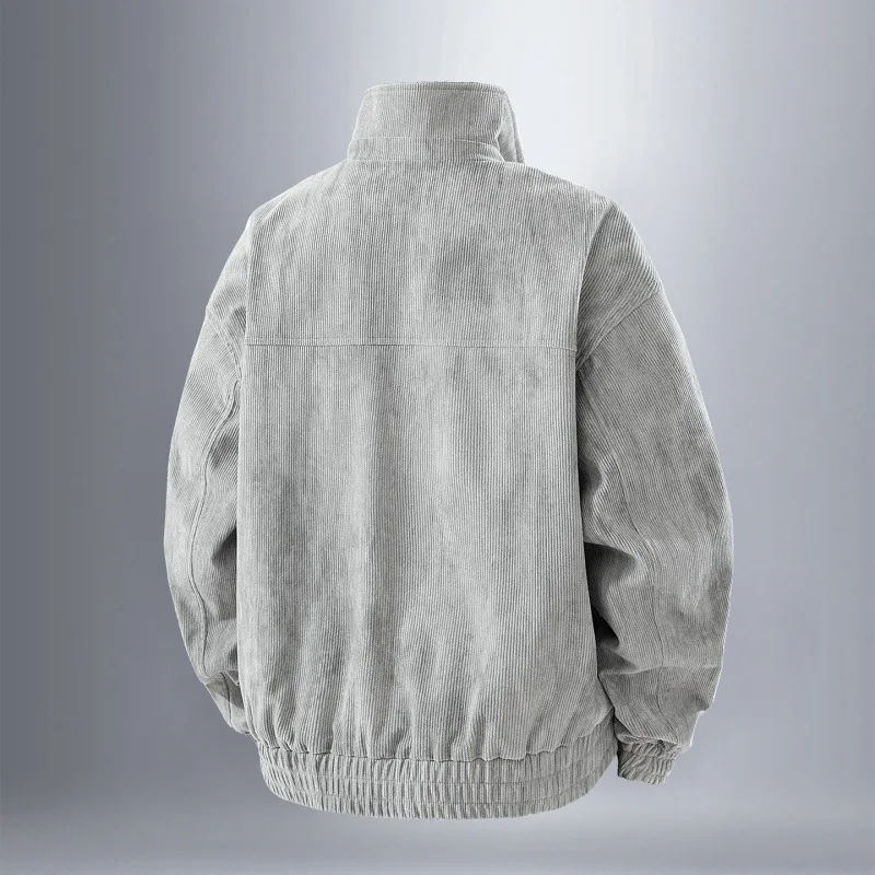 Retro American Men's Corduroy Jacket Windproof Breathable Durable Skin-Friendly Spring Autumn New 2025