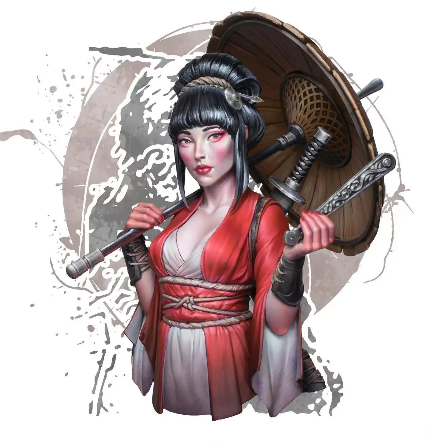 1/10 Resin Model Bust GK，Unassembled and unpainted kit