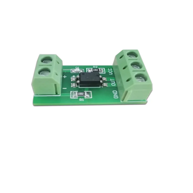 1pcs 1채널 광커플러 절연 모듈, 5.0mm 간격의 광절연기, DC 3-5V/12V/24V용 나사 단자 배선