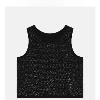 세련된 v 넥 슬리밍 니트 조끼 라인 석 자수 Kingfisher Arggl 진주 조각 자수 유행 보석 