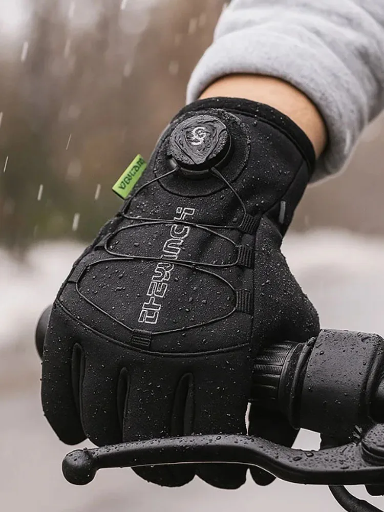 AliExpress GTUBIKE Winter Warm Gloves for Men Women Extended Thickened Windproof and Waterproof Sports Touchscreen Skiing Cycling Gloves