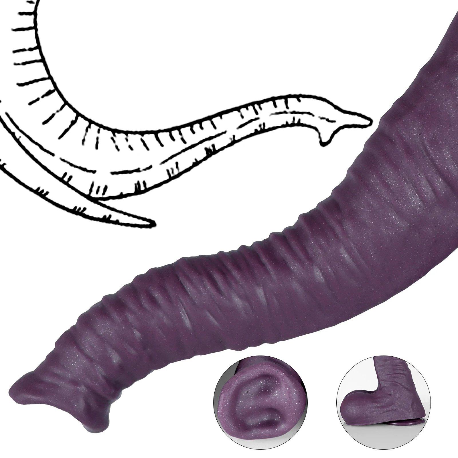 Silicone Elephant Trunk Animal Dildo Xxl Soft Sex Toys Dildo Alien Thick Dildo Sexxx Xxxx Girl Toys For Adults Women Anal Dildo