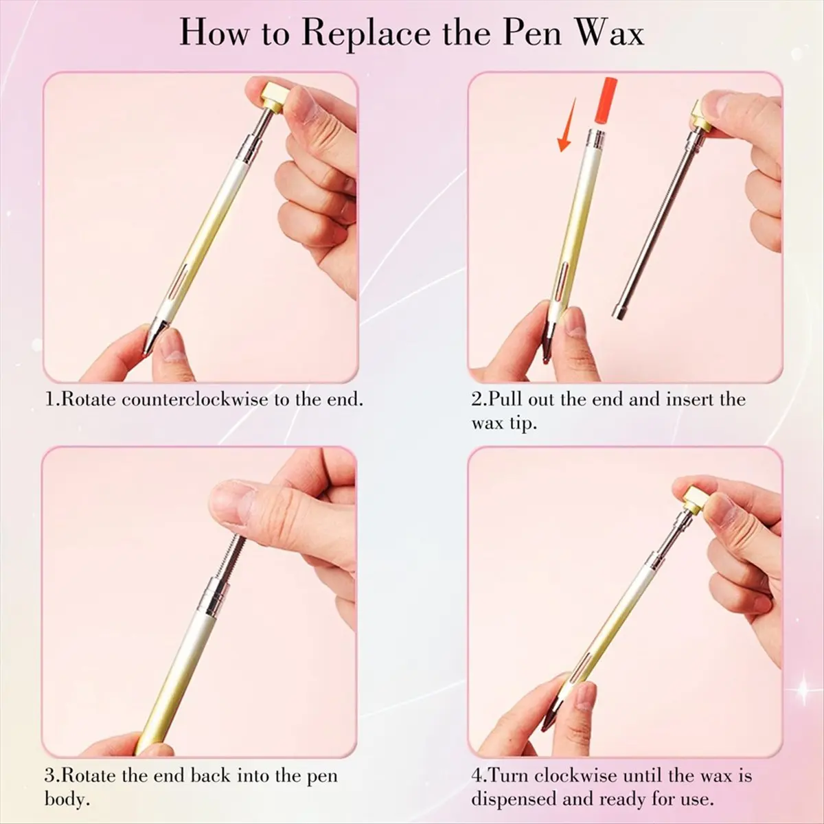 

Художественные ручки ABPP - многоразовая восковая ручка Алмазные художественные лотки Инструменты Аксессуары B