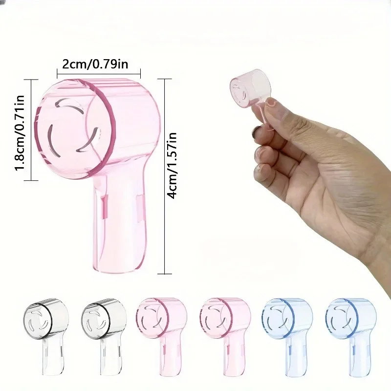 2/4/12PCS dustproof cover portable toothbrush head cover replaceable toothbrush head cover