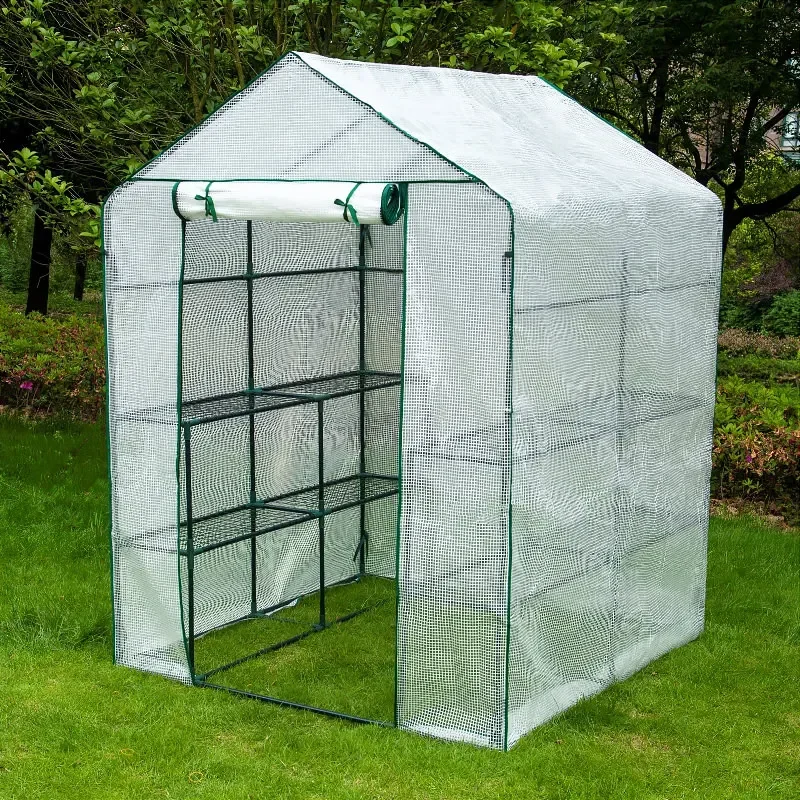 Walk-in plant greenhouse greenhouse insulation cover gardening antifreeze, rainproof and moisturizing flower shed greenhouse suc