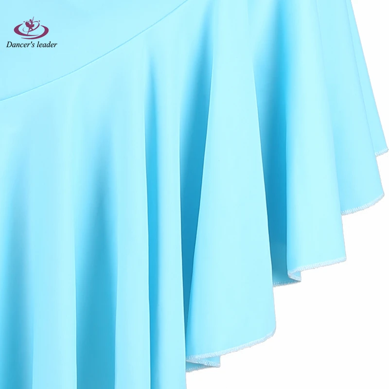 Vestido de baile latino para niños y adultos, ropa profesional de alta gama personalizada, Simple, azul cielo, Cha Tango