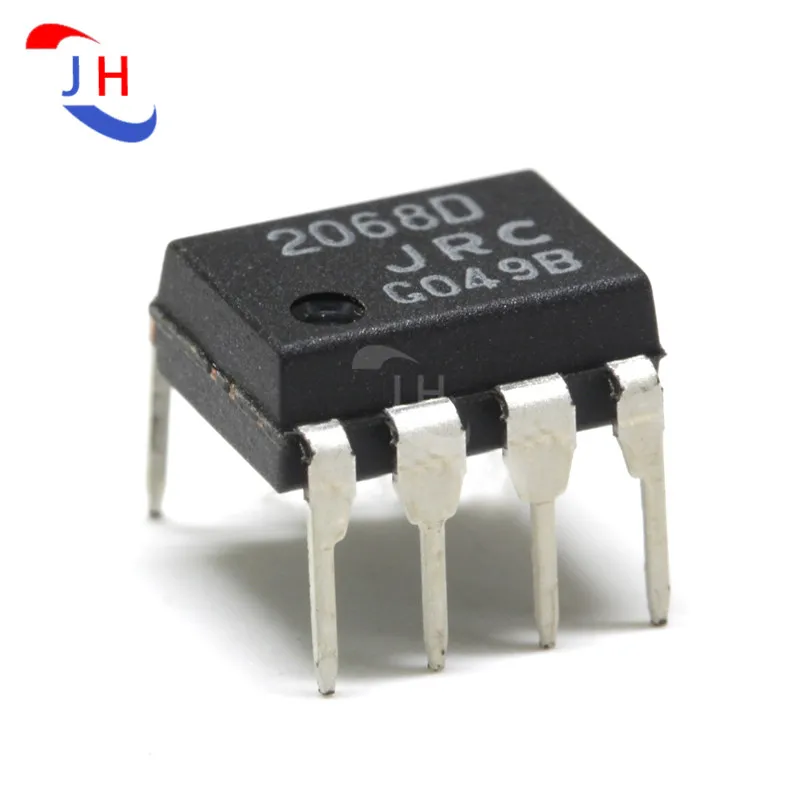 10PCS 2068D JRC2068D NJM2068D Dual Operational Amplifier IC Chip DIP-8 New Original JRC