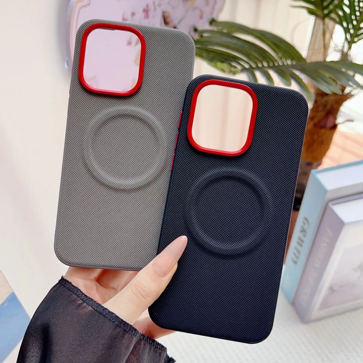 

For OnePlus Nord 6 / Turbo 6 Turbo 6V Case, Magnetic Matte Leather Back Cover, Lightweight Dustproof Shell, Anti-Fingerprint