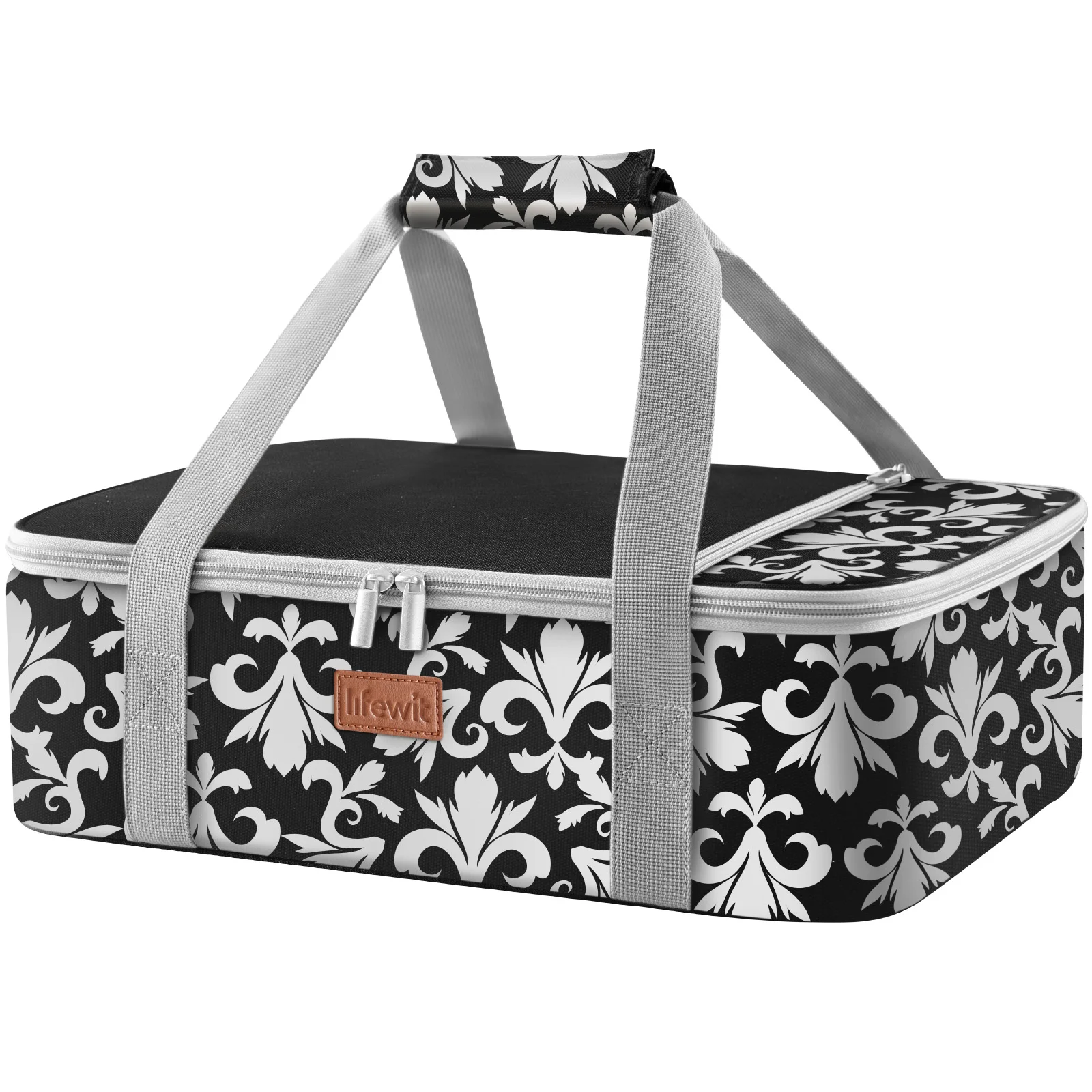 حامل طاجن للأطعمة الساخنة أو الباردة، حامل طعام معزول لأطباق الخبز، حامل Lasagna للحظ/الحفلات #1