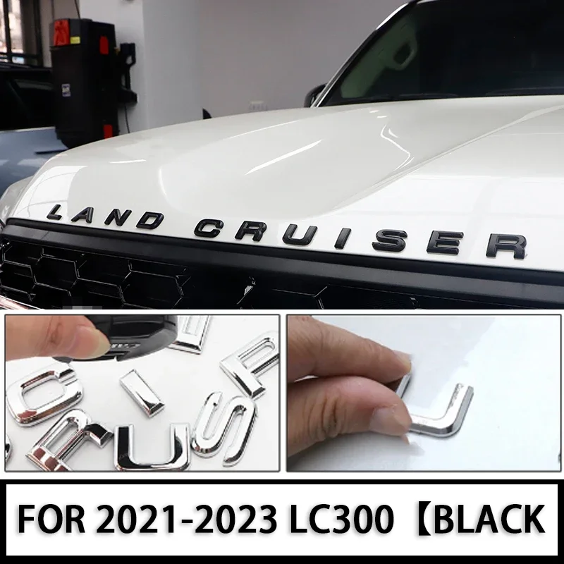 

Land Cruiser для 2021-2023 Toyota 300 LC300, украшение для крышки Land Cruiser, аксессуары для модификации логотипа, наклейка с надписью