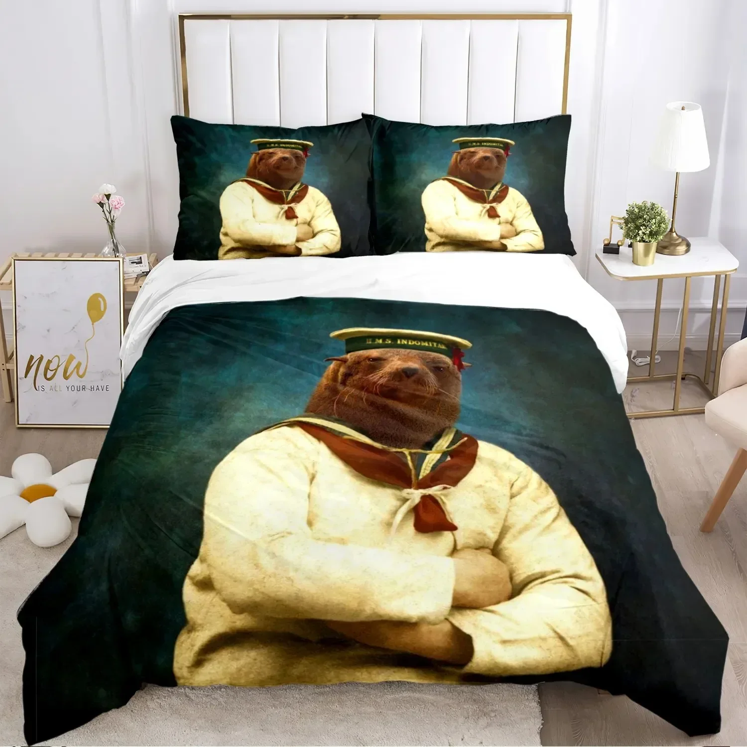 

3D Capybara Anime Duvet Cover Kawaii Animals Bedding Set Soft Quilt Cover Full Size for Children Kid Teens Bedroom Decoration