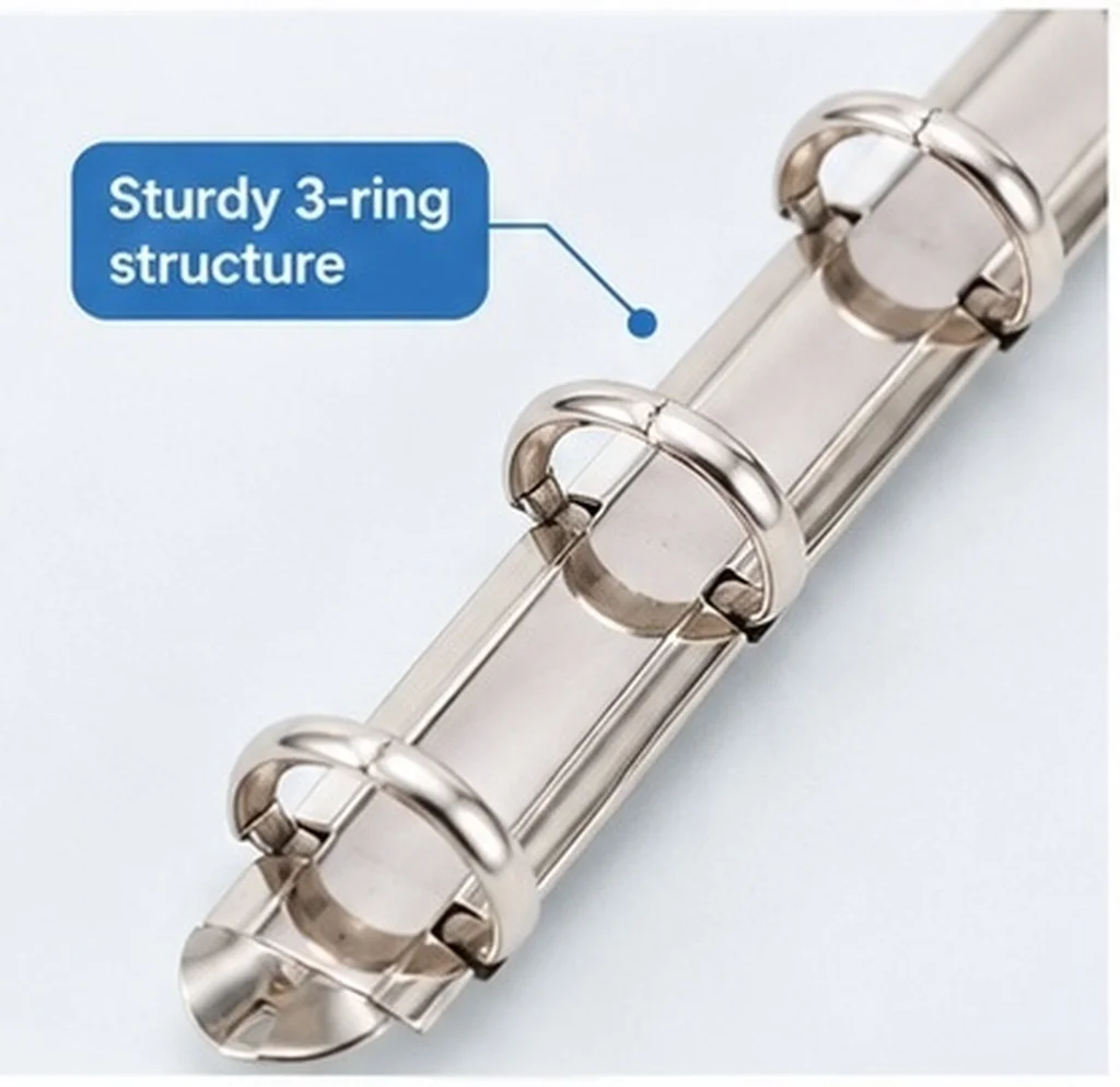 1Set Loose Leaf Binder Rings Metal Stable Replacement Ring Binding Spine Notebook Accessories for Journals Planners DIY Projects