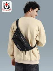 Impermeável e ajustável saco de tecido oxford para homens, leve e casual saco crossbody, novo 2019, 1835-09