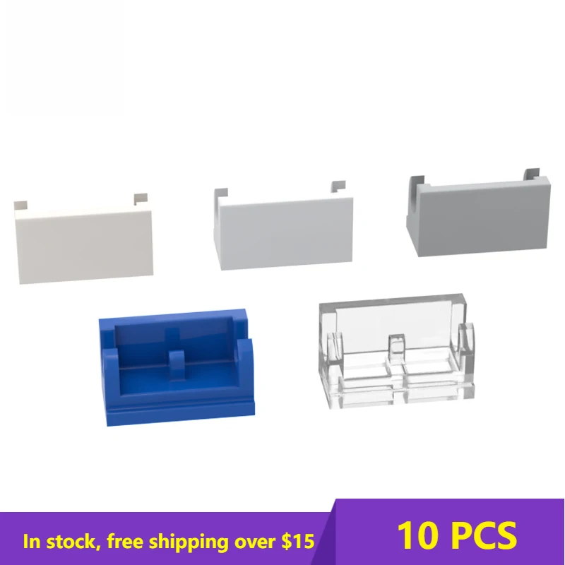 10PCS MOC Compatible Assembles Particles 3937 1x2 For Building Blocks Parts DIY Bricks Bulk Model Educational Tech Parts Toys