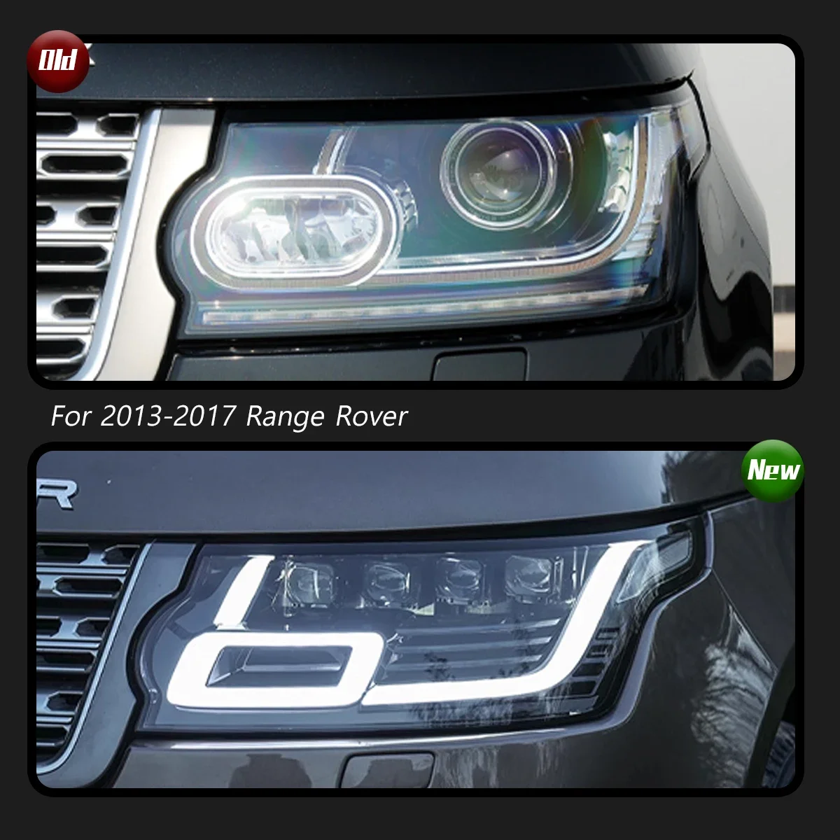 

TYPY LED Headlights with DRL and Dynamic Turn Signals, Suitable for Range Rover 2013-2017