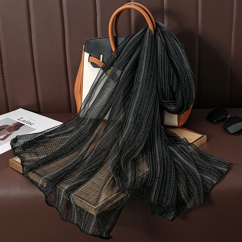 女性のためのプレミアムシルククリンクルヒジャーブ,イスラム教徒のスカーフ,ショール,ターバン,プリーツ,プレーン,イスラム教徒,イスラム教,ラマダン