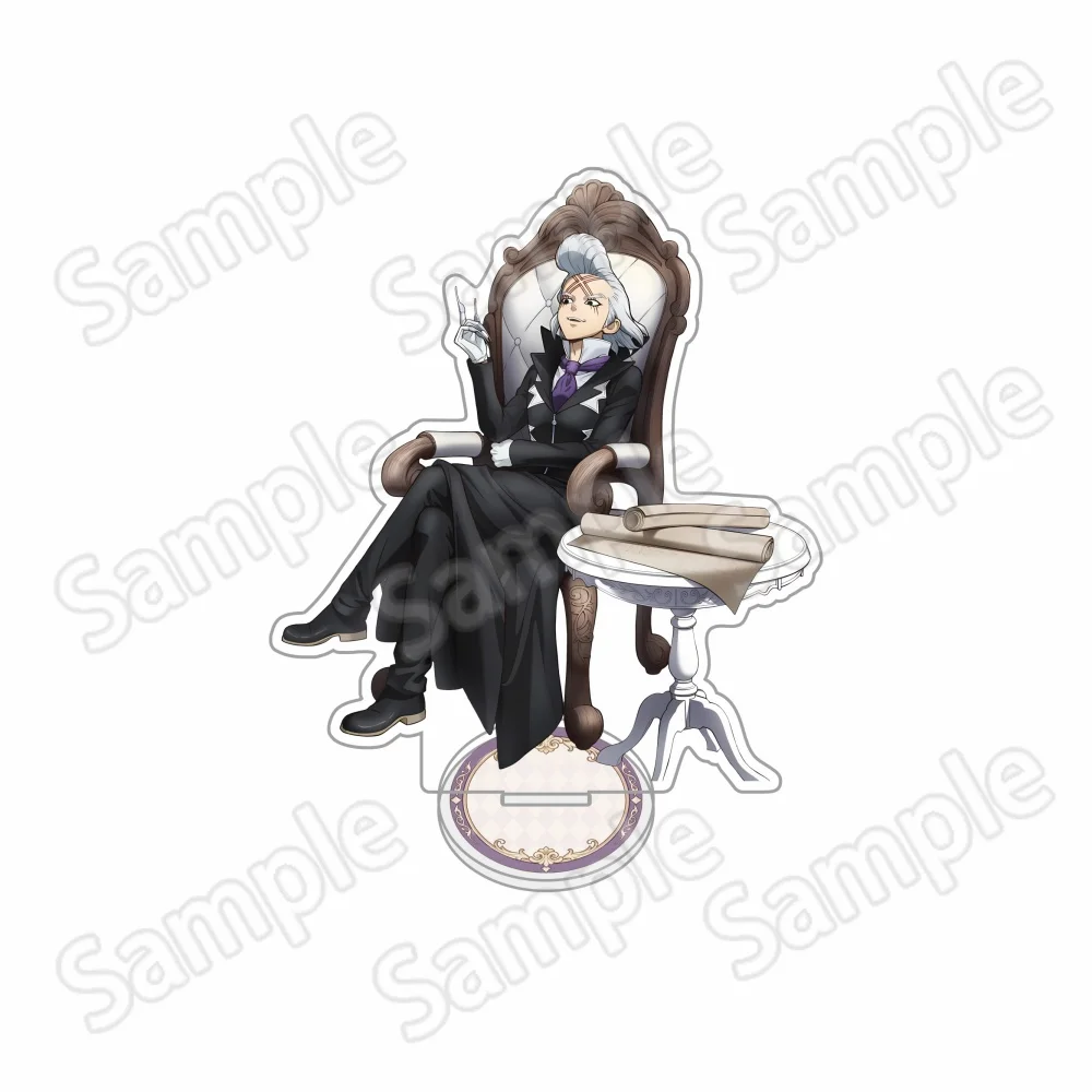 Dr.STONE Anime Ishigami Senku Dr.Xeno Houston Wingfield Stanley Snyder 15cm Acrylic Stand Keychain Ornament Fan Gift