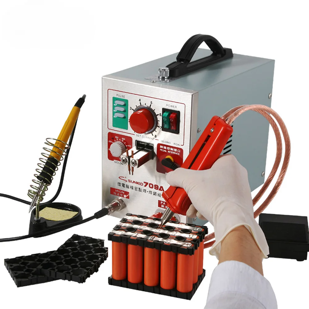 Battery Welding Machine 709A Automatic DIY Portable 18650 Battery Mini Spot Welders