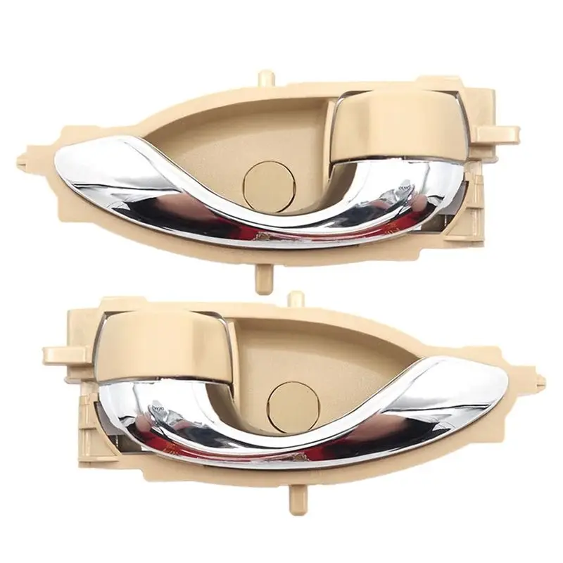 

Precise 1 Pair Beige With Plating Front Left & Right Inner Interior Door Handle For Toyota Vios Yaris 2013-2022