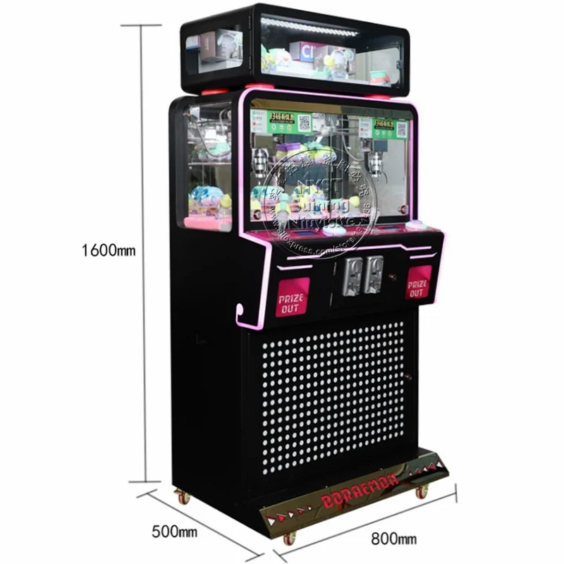 Supermarket Adults Children Play Mini Claw Crane Stuffed Animal Toy Gift Vending Machines Amusement Game Center Arcade Machine