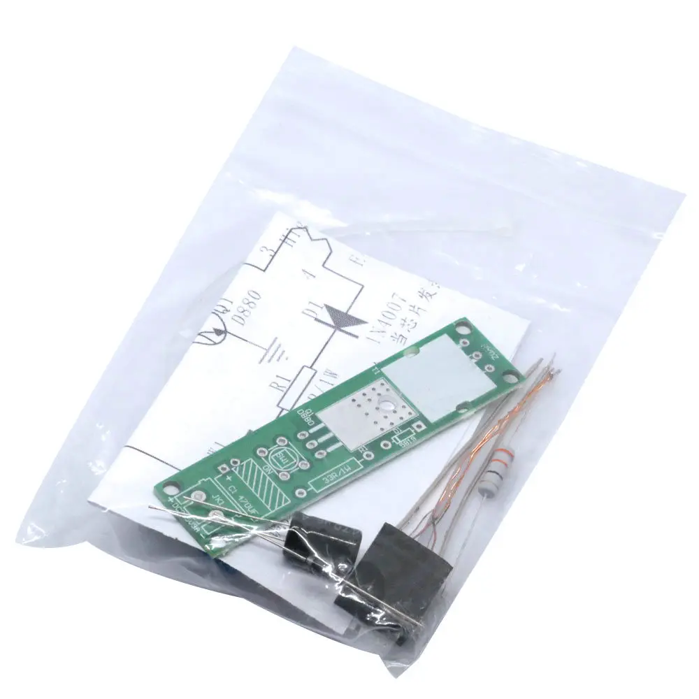 High Voltage Arc Igniter DIY Kit - DC 3-5V Input Arc Generator for Electronic Lighter Projects