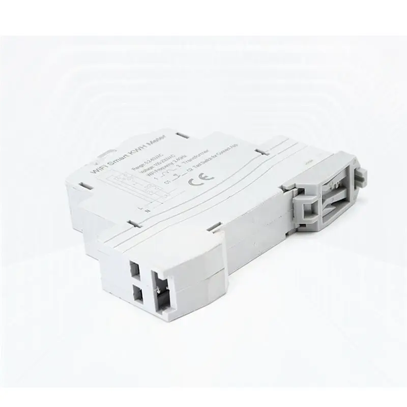 AY14 -Tuya Smart Wifi Electricity KWH Meter Din Rail Single Phase AC 110V 230V CT AC Meter App Real Time Monitor
