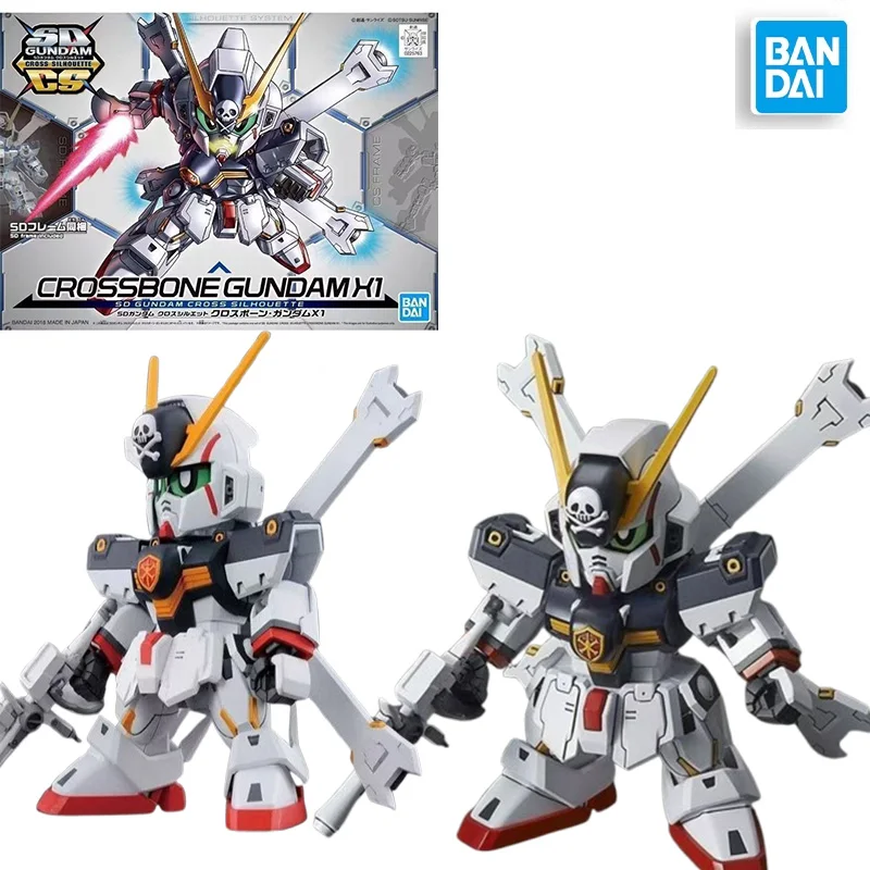 

Оригинальная версия Bandai SDCS 02 Q CROSSBONE GUNDAM X1, аниме-персонаж, робот, мобильный воин, модель игрушки, подарок для мальчика