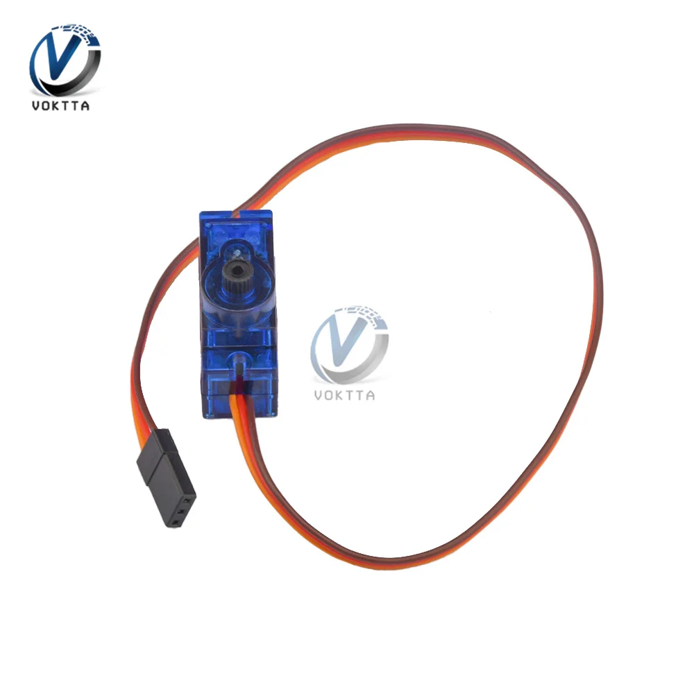 Servo SG92R blu 180 ° in fibra di Nylon Gear Smart Electronic RC Mini Micro Classic Servo per aerei RC modello di aereo ad ala fissa RC
