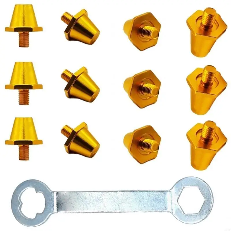 

Quickly Change Aluminum Cleat Replacement for Soccer Shoes Nonslip Grip Compatibility With Multiple Brands JOME