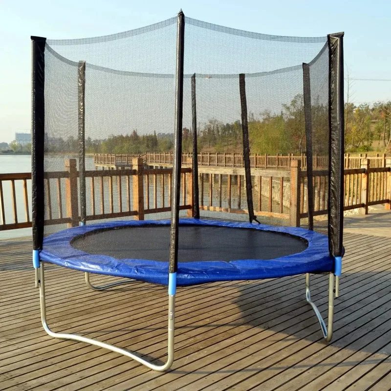 

Trampoline Outdoor Kids,Heavy Spring System Slip Pad High Stability Trampoline for Children