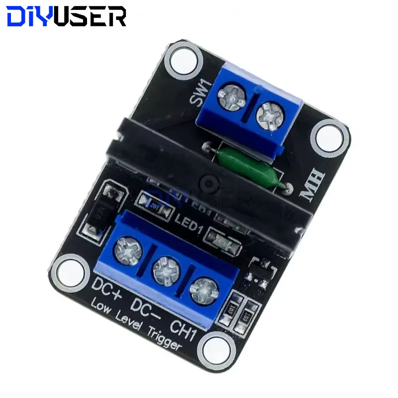 DIYUSER SSR G3MB-202P 솔리드 스테이트 릴레이 모듈, 저항 퓨즈로 출력, 아두이노용 DIY 키트, 5V 1 2 4 8 채널, 240V 2A