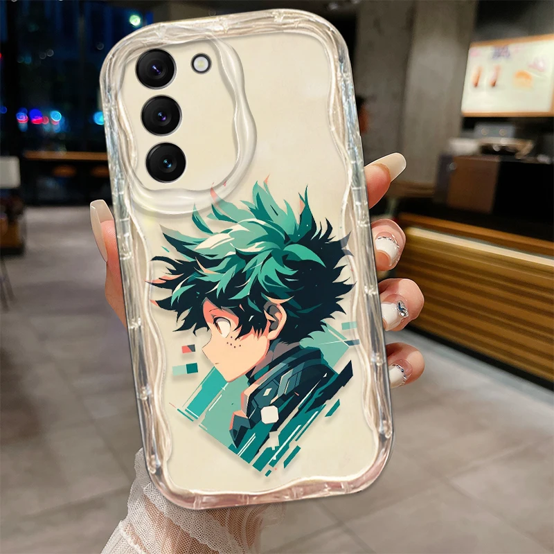 My Hero Academia Cover For S21 S23 S24 Ultra Plus FE A55 A35 A25 A05S A54 A53 A52 A33 A32 Wave Oil Phone Case