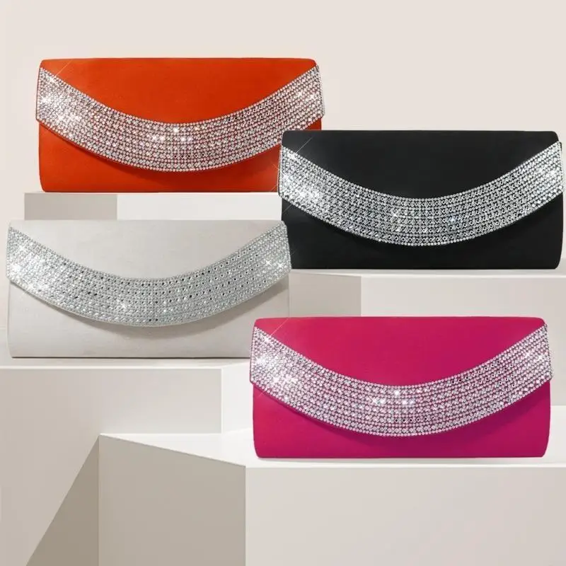 

Stylish Glitter Evening Clutch Bag Fashionable Women Chain Shoulder Bags for Bridal Party Wedding Cocktail Prom 20CA