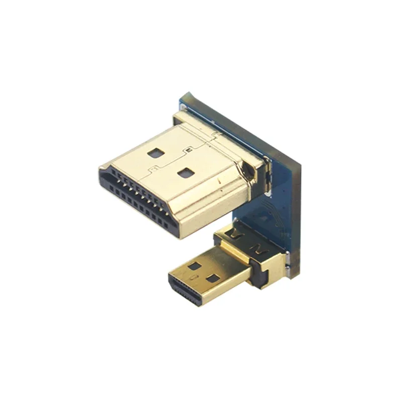 Raspberry Pi 4 1080P HDMI-compatible Adapter Male to Male Converter for Raspberry Pi 3B+/3B 3.5 inch Display 5 inch Touch Screen