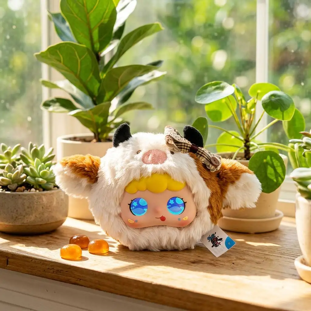 Portable Smart AI Emotional Plush Bear Vivid LED Expression Voice Chat OEM Custom Teen Desktop Collectible Ornament Gift - view 6
