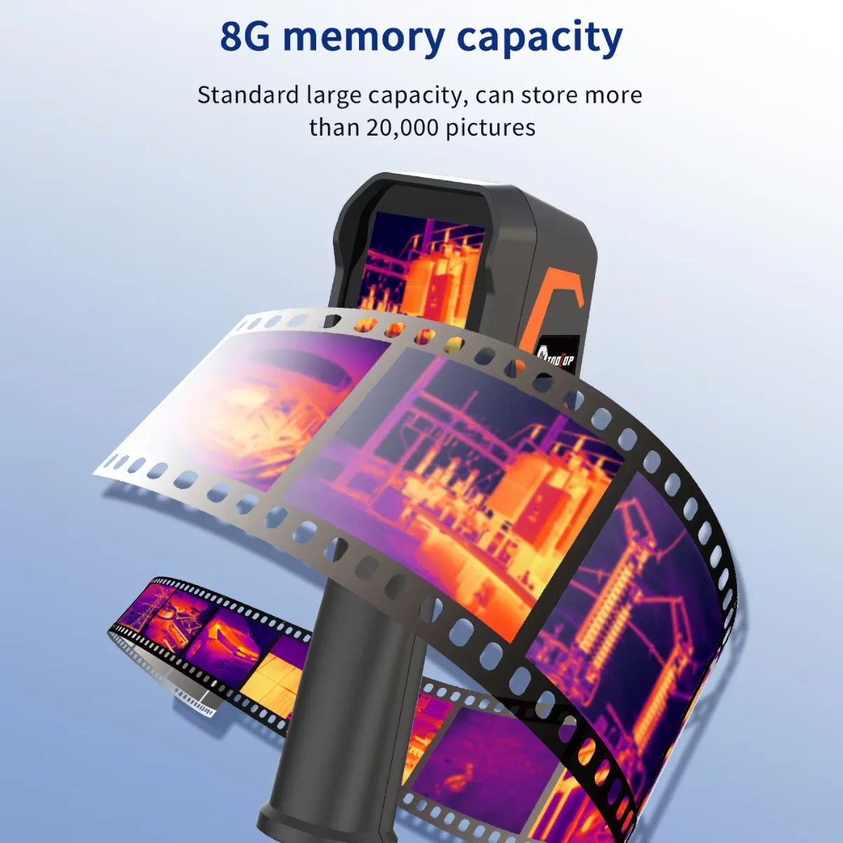 كاميرا TOOLTOP ET693B Super IR 300*225 للتصوير الحراري 120*90 مستشعر الأشعة تحت الحمراء-20 ~ 550 ℃   الكاميرا الحرارية للاختبار الكهربائي المنزلي