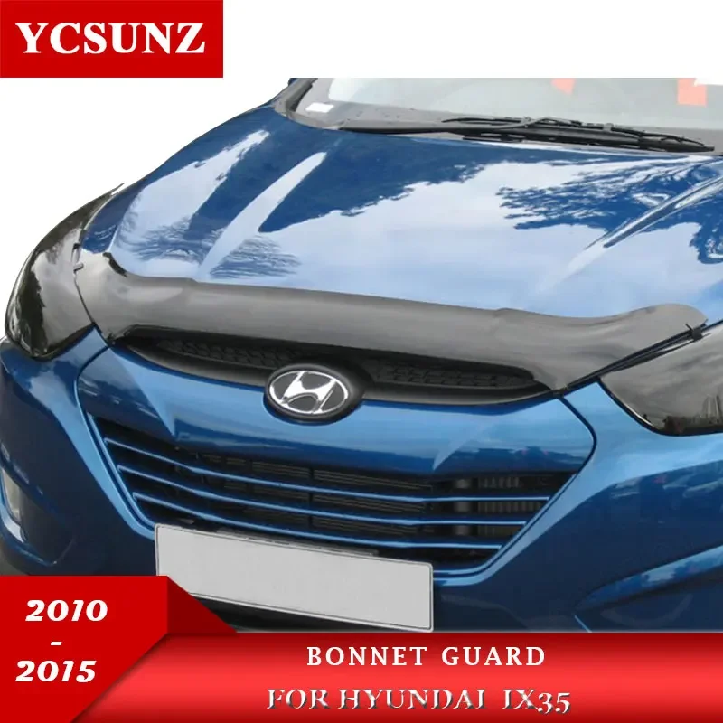 

Acrylic Bonnet Guards For Hyundai ix35 2010 2011 2012 2013 2014 2015 Bug Hood Deflector Protector Exterior Parts YCSUNZ