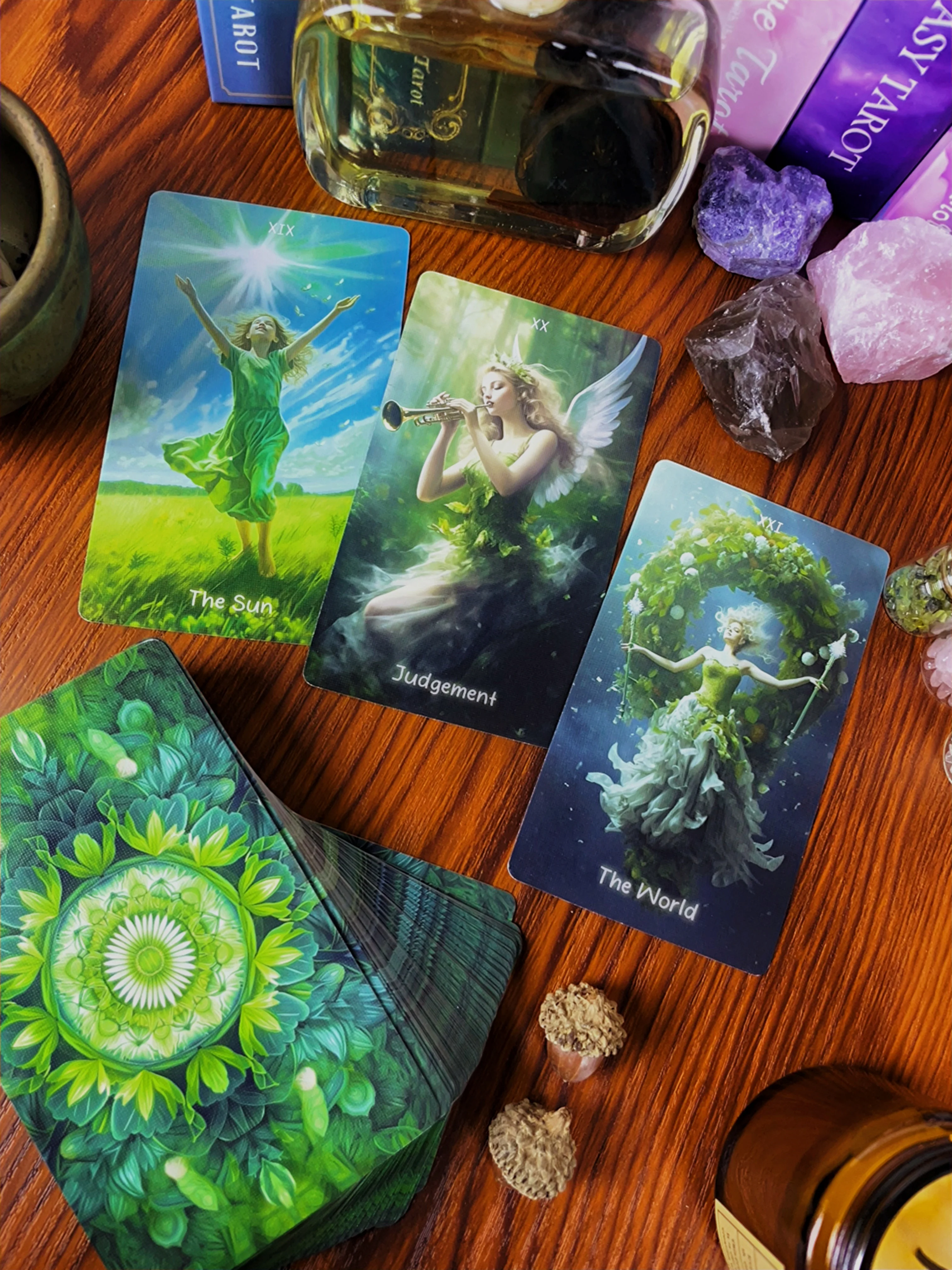 

Новые профессиональные колоды для карт Таро для начинающих, 12x7 см, Таро Оракул, лесной дух, Таро Райдер Уэйт 78, оригинальные профессиональные