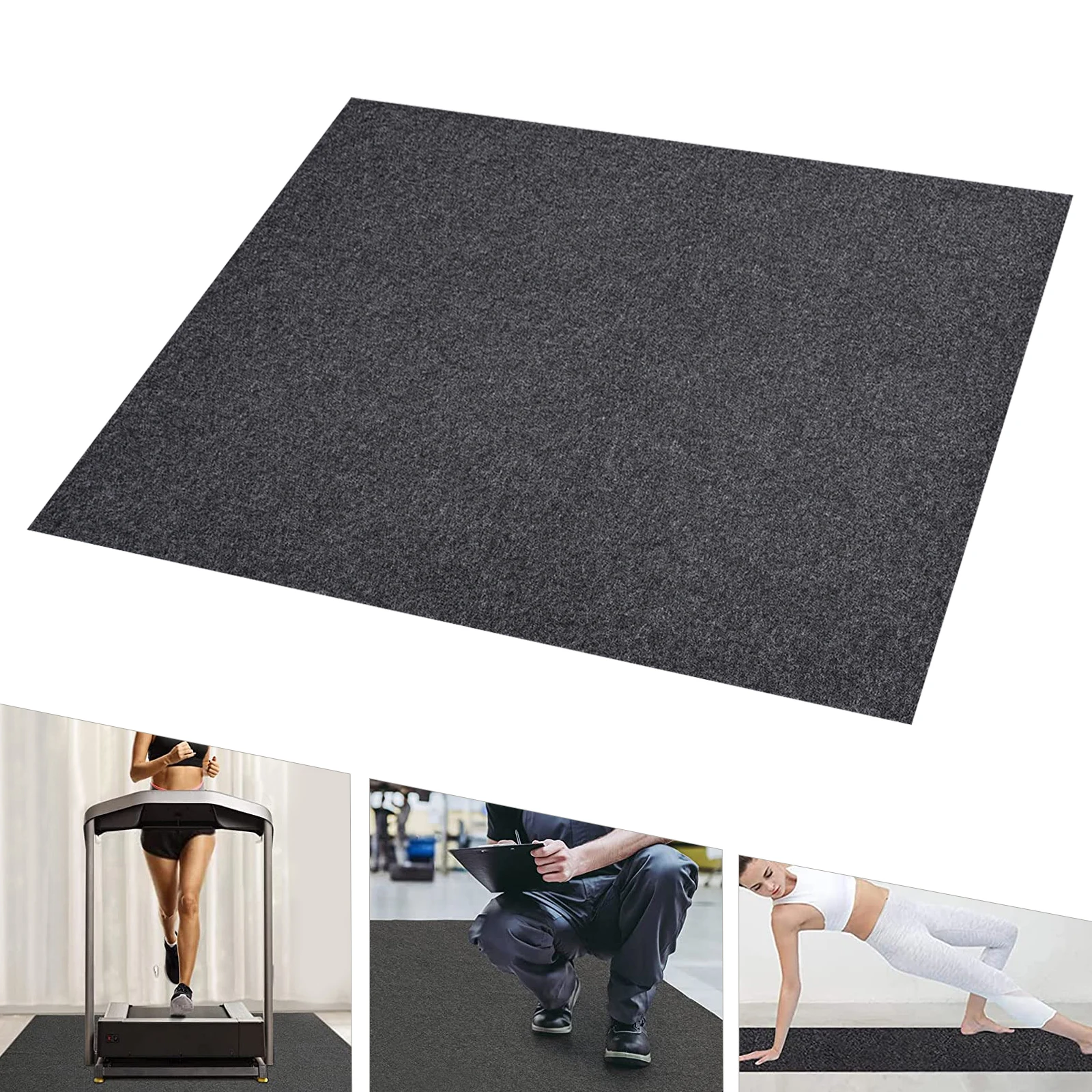 

Hot Tub Floor Mat, 72x74 Inch Square Bathtub Mat, Water Absorbent Anti-Slip Pad, Felt PVC Protective Mat for Bathroom Pool