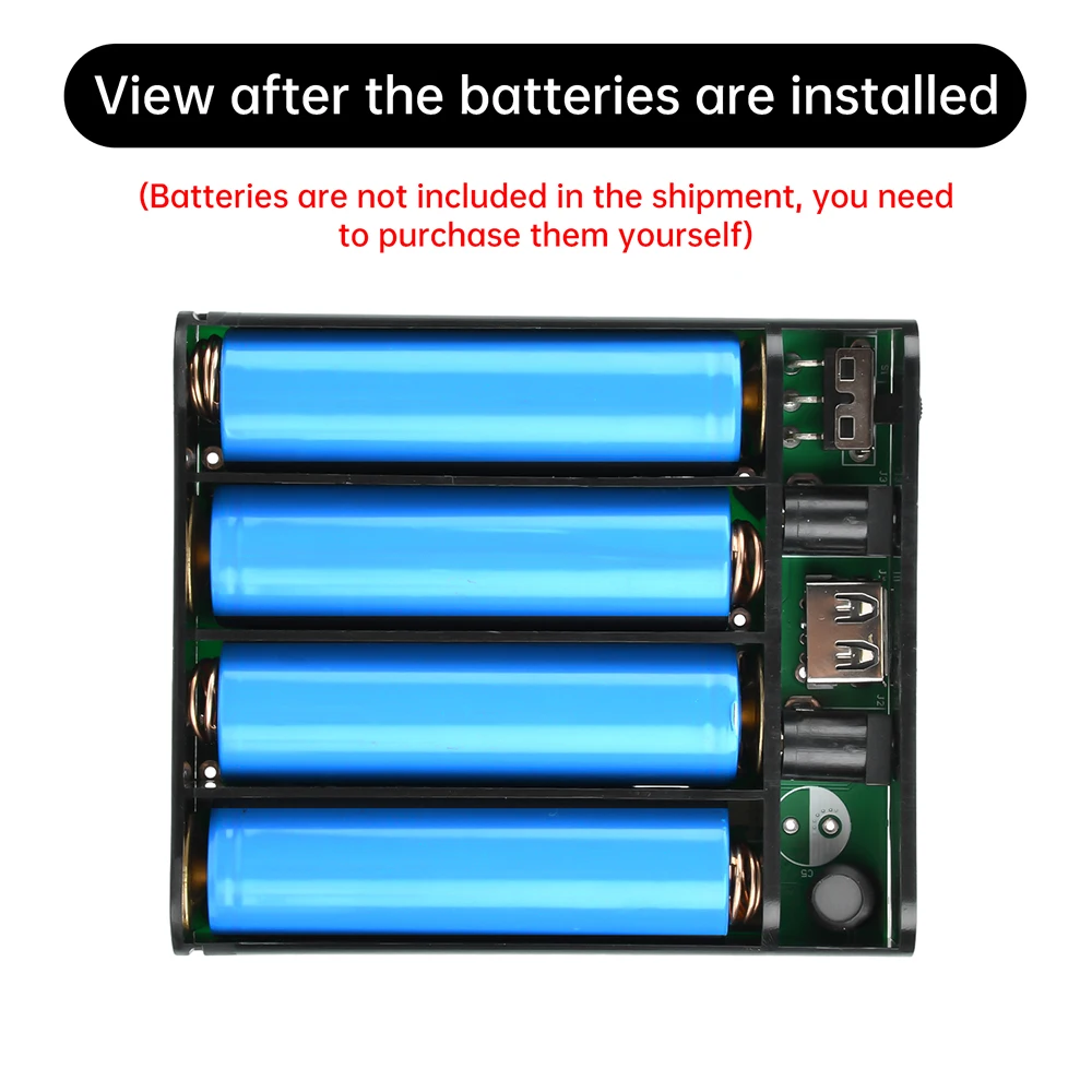 5V 9V 12V 16V Output 3/4/6 x 18650 Battery UPS Uninterrupted Power Supply DIY Power Bank Box For Router Cellphone Tablet Modem image 6