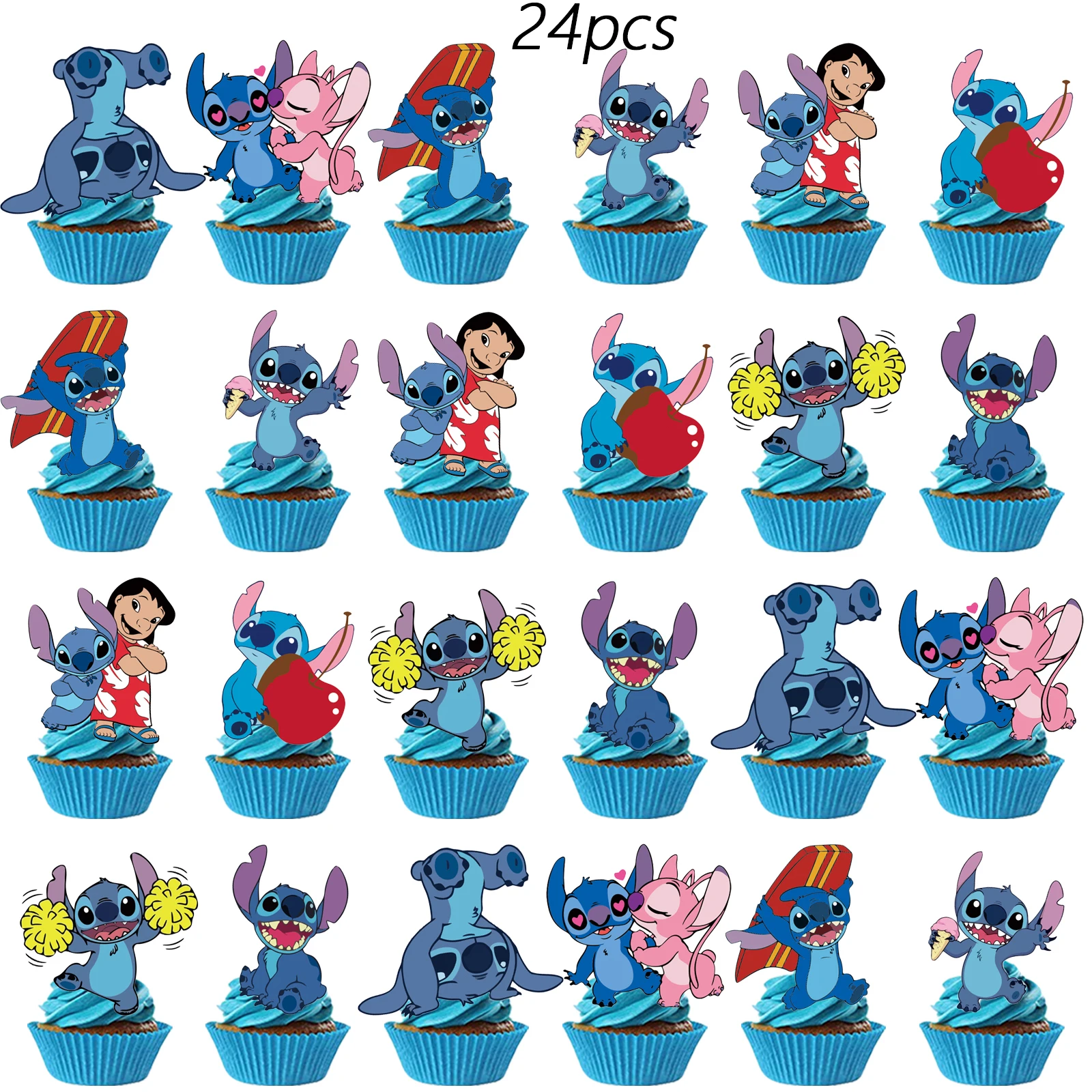 25 قطعة من أغطية الكيك، أغطية الكب كيك، زينة عيد الميلاد، مستلزمات الحفلات ذات موضوع الغرز، زينة عيد الميلاد