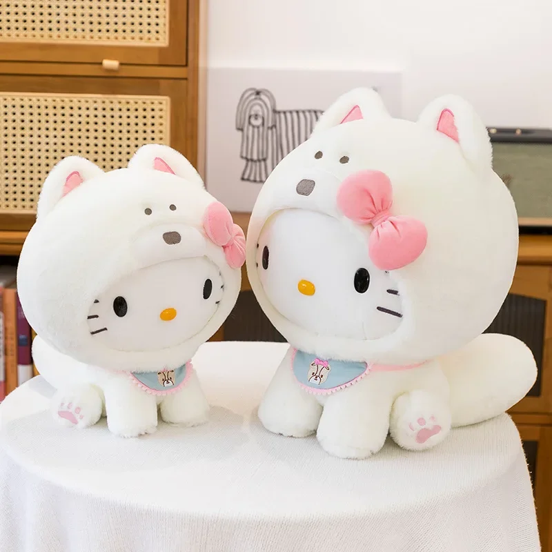 

35/42/50/60CM Kawaii Big Size Sanrio Hello Kitty Plushies Cartoon Anime Cute KT Stuffed Doll Soft Pillow Doll Kids Birthday Gift