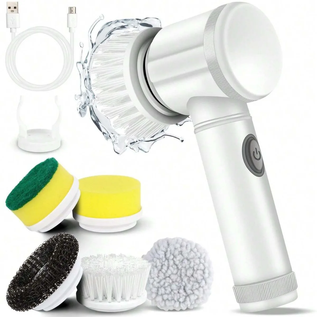 Xiaomi 5 in 1 Electric Cleaning Brush Kitchen Toilet Multi-function Cleaner Electric Shoe Polisher Portable Electric Clean Brush