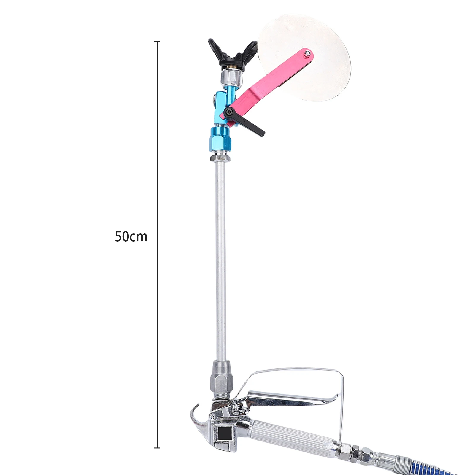 22 قطعة طقم بخاخ طلاء بدون هواء خرطوم 50 قدم 6 فوهات قابلة للعكس (211,313,415,515,517,623) 4 قضبان تمديد 6 أداة دليل المرشحات