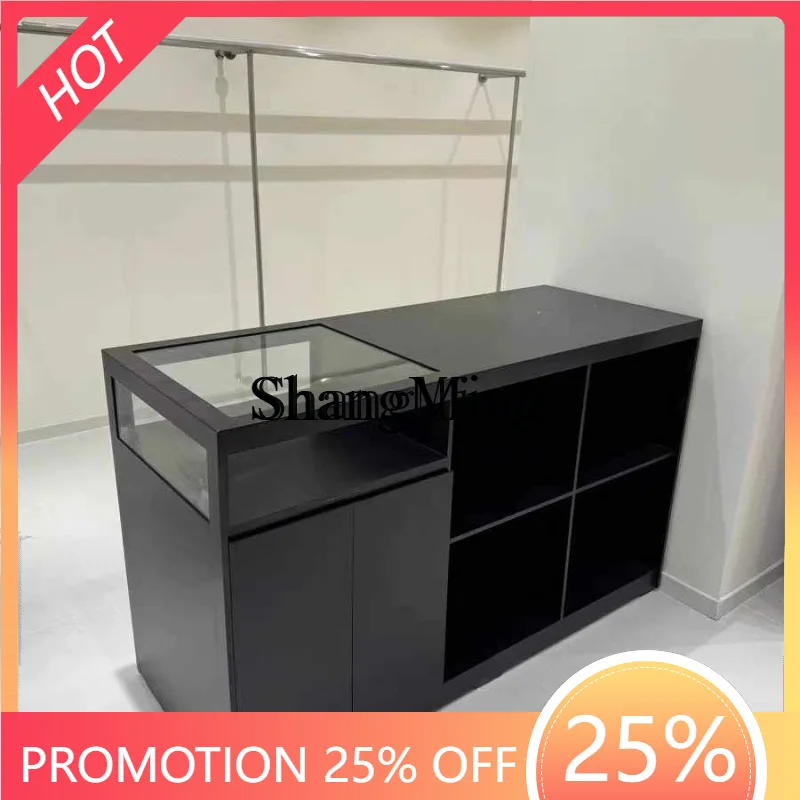 

ZYY clothing store Nakajima cabinet checkout page Storage display table Water table Ornament display glass counter